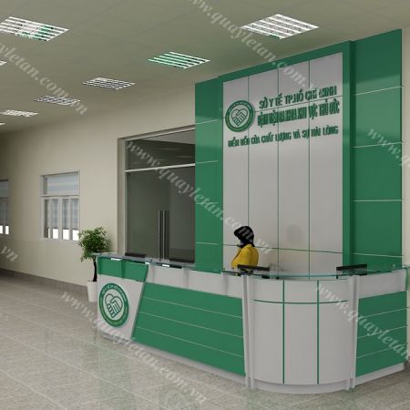 Quầy Lễ Tân Cao Sơn QLTC S36